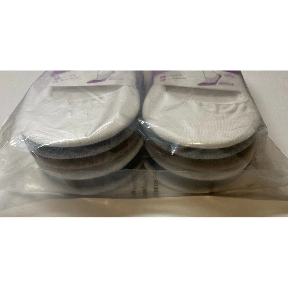 NIP Lot‎ 12 Pairs Peds Low Cut Lightweight No Show Liner Socks Multi Color 8-12